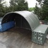 Abri pour Deux Conteneurs 20 Pieds (6 x 6 m) avec Bâche PVC