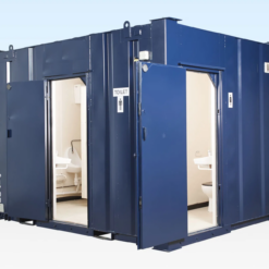 Cabine Sanitaire en Acier 2+1 – 12 Pieds x 9 Pieds