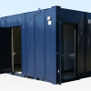 Cabine Sanitaire en Acier 3+1 – 16ft x 9ft (4,88 m x 2,74 m)